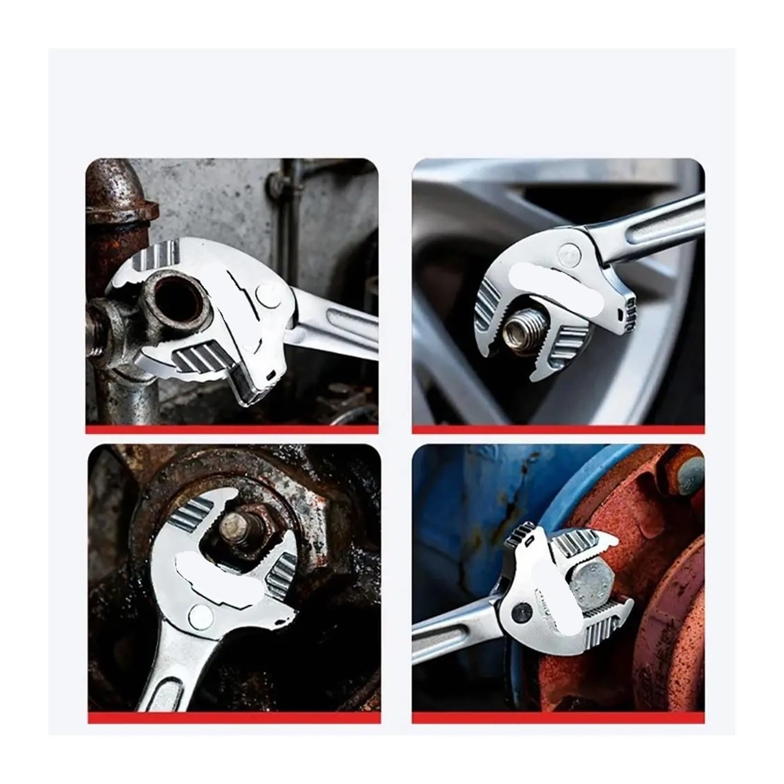 Pinza a Pappagallo Chiave a granchio in acciaio al cromo-molibdeno autobloccante for carichi pesanti a cricchetto regolabile(7-10mm)