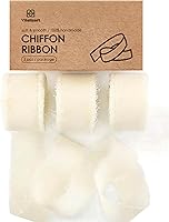 Vista 7 de Vitalizart Juego de Cintas de Seda de Gasa de Colores Mixtos de 1 pulgada x 75 yardas, 5 yardas x 15 rollos de tela con flecos para invitaciones