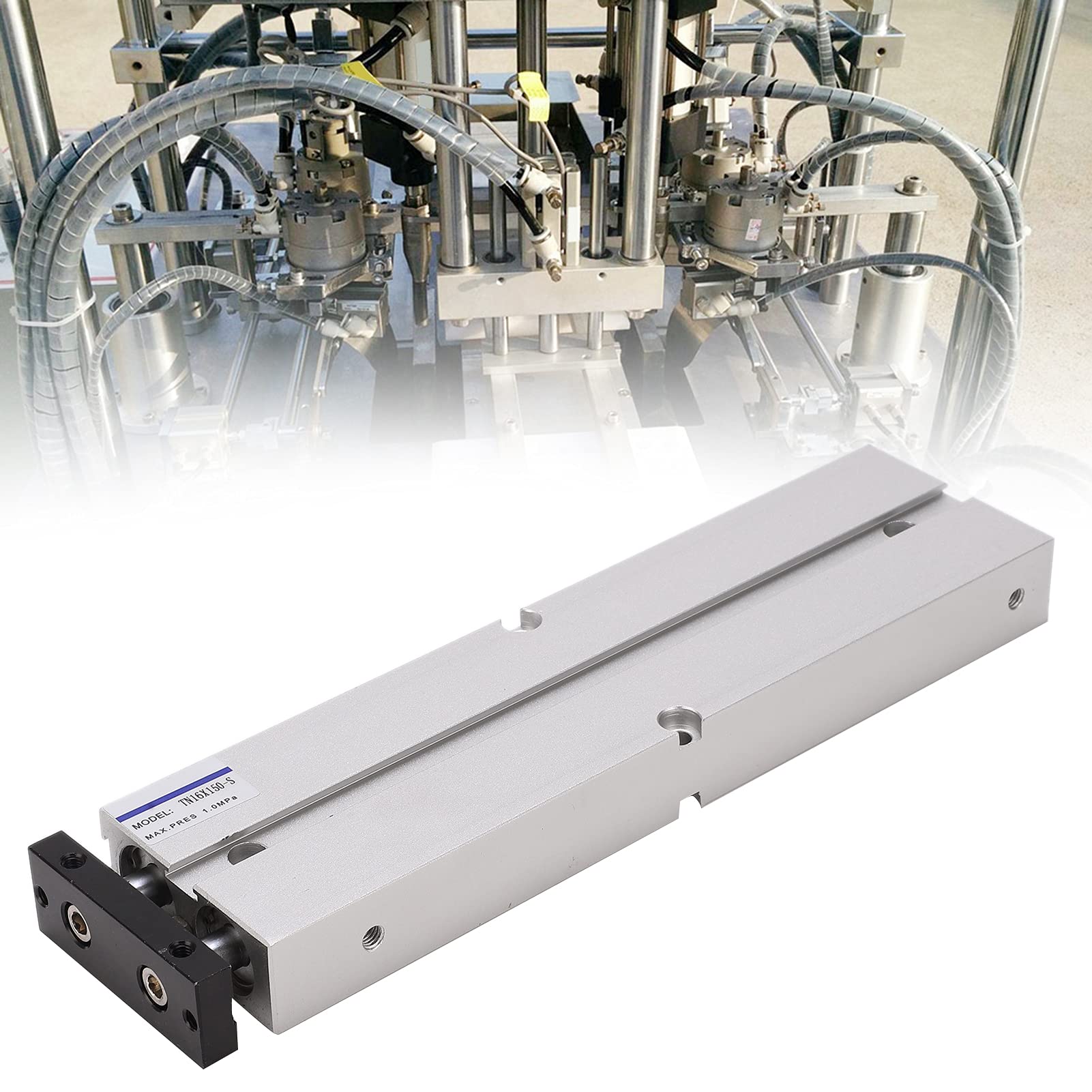Produktbild von TN16 Luftzylinder Aluminiumlegierung – Doppeltwirkend, 0,1–0,9 MPa, 10–200 Mm Hub – Für Automatisierung & Fördertechnik
