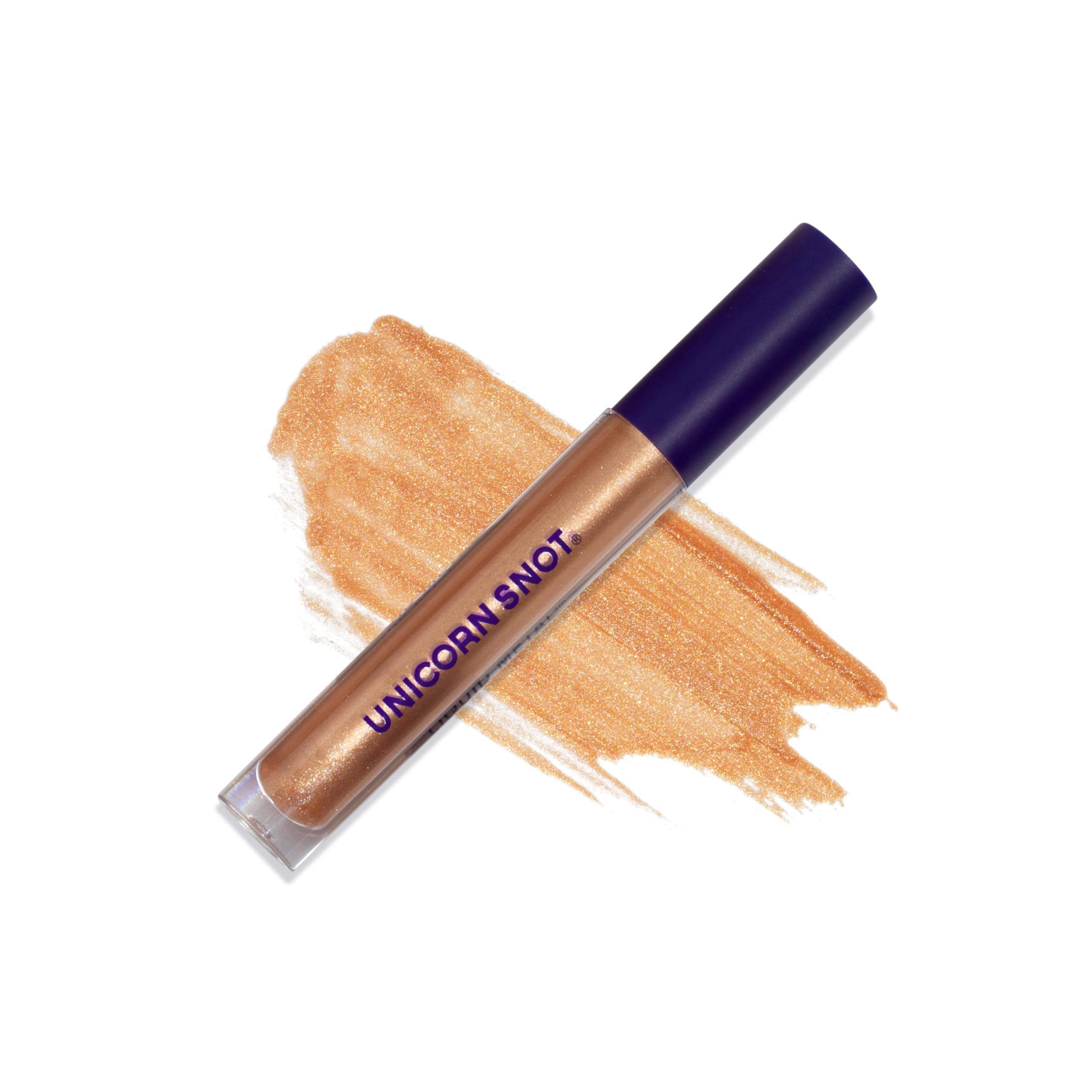 UNICORN SNOT Liquid Metal Lip Paint - Metallic Lip Gloss - Non-drying, Long-lasting Liquid Lipstick, Intense Pigment Color with Metallic Shimmer - Vegan, Cruelty-Free Makeup, Light Sand (Dune)