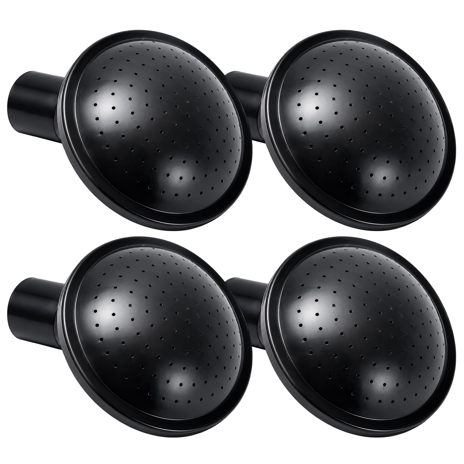 Watering Can Rose Head Replacement, Set of 4 Gardening Watering Nozzles with Fine Spray Pattern, Durable Plastic Construction for Indoor and Outdoor Plant Care, Compatible with Standard Watering Cans