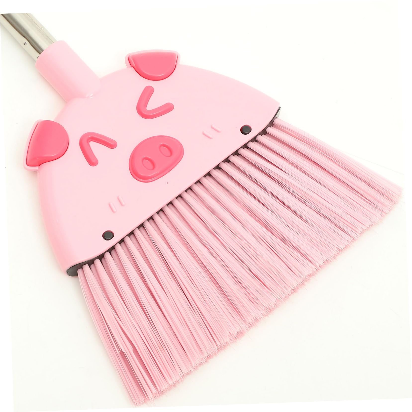 Juego de Escoba y Recogedor para Niños Rosa, Set 1 Pieza | Pp y Pet, Práctico para Uso Diario, Área Amplia de Limpieza, Pequeño y Simpático