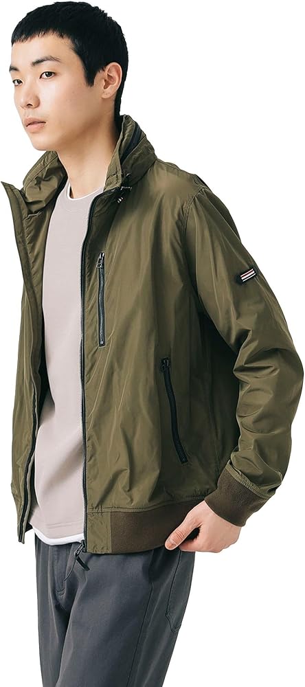 Amazon.co.jp: [ビームスハート] ブルゾン ボリュームネック MA-1