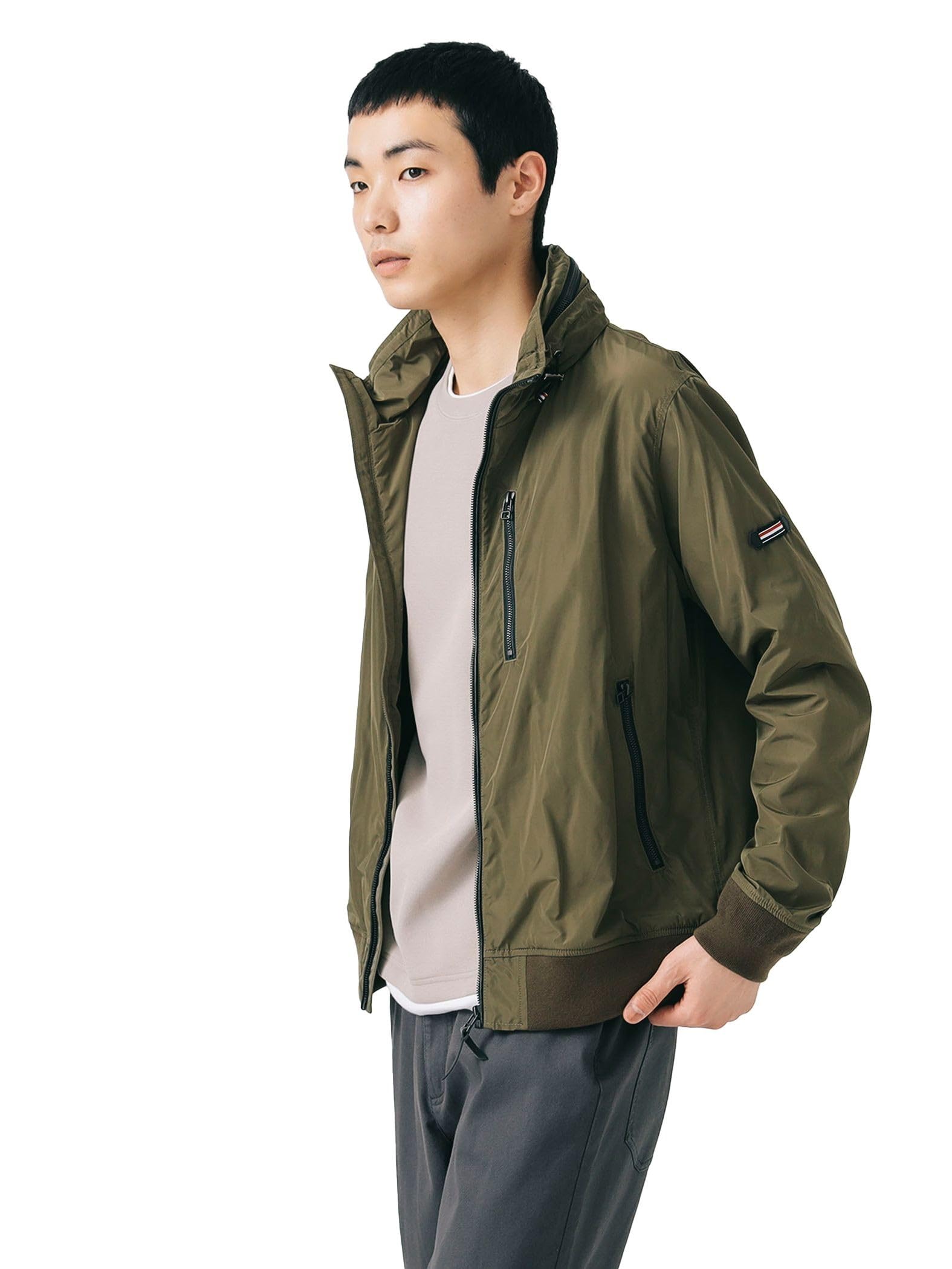 Amazon.co.jp: [ビームスハート] ブルゾン ボリュームネック MA-1