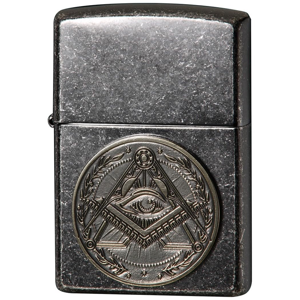 Amazon.com: Zippo MEDAL 2NBM-MASON Freemasonry Silver Oil lighter