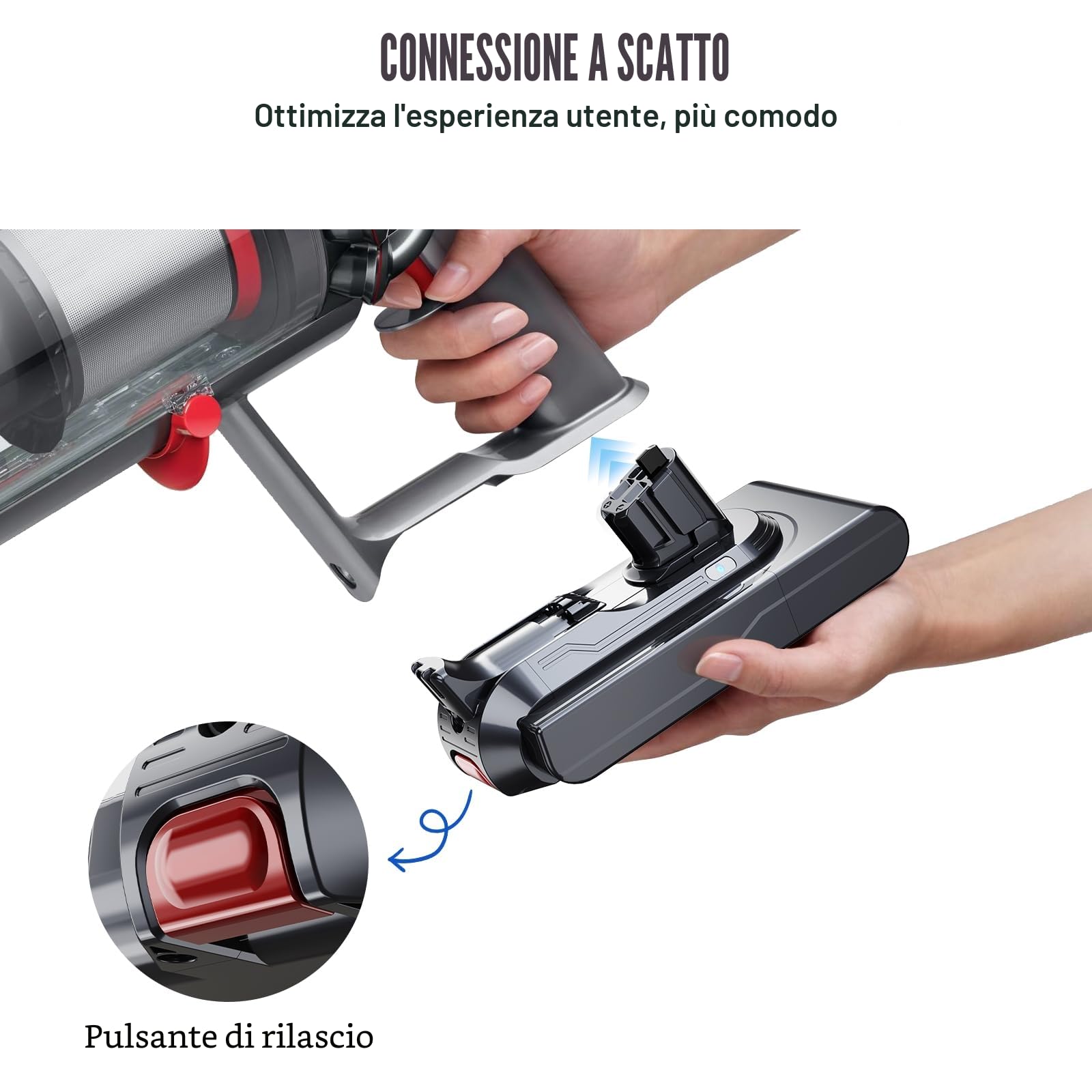 Batteria per Dyson V11 8000mah Batteria di ricambio per Dyson V11 Absolute Total Clean Absolute Extra Animal(per 2026)
