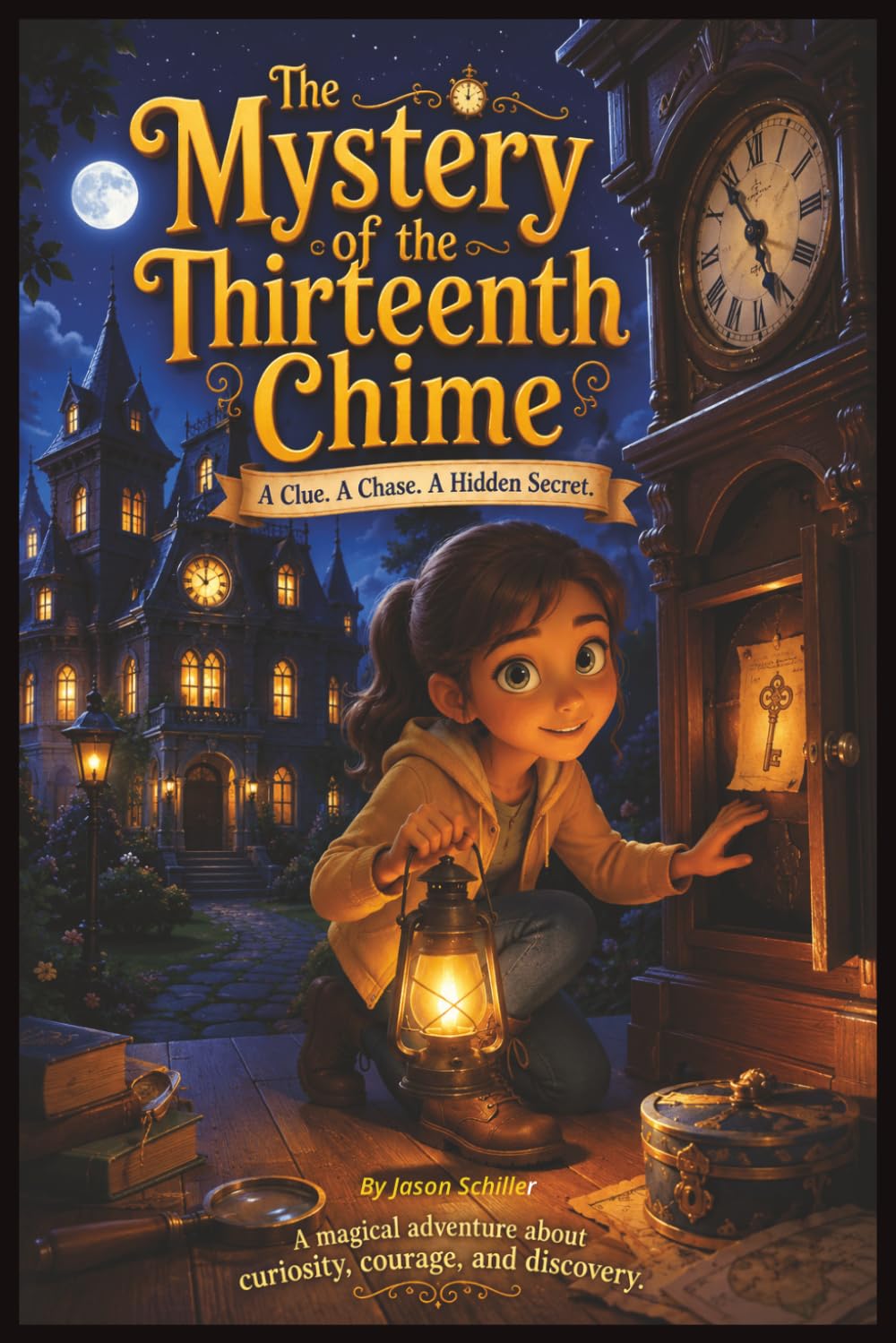 The Mystery Of The Thirteenth Chime: A Magical Treasure Hunt Adventure About Clues, Curiosity, and Courage Bedtime Story,