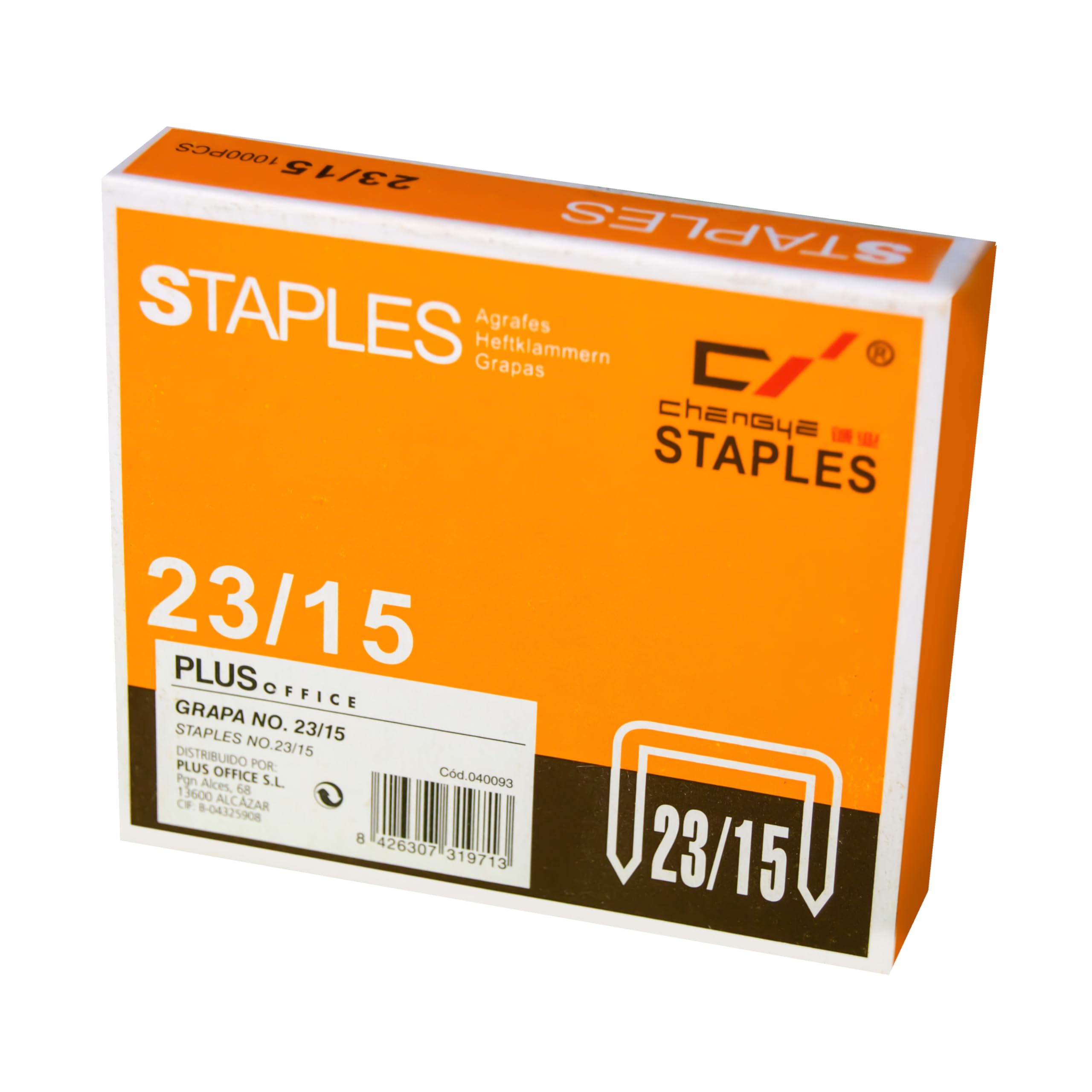 Staples brand Plus Office model STAPLES PLUS N-23/15 BOX 1000U