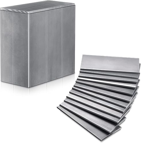 Zonon 12 piezas de cupones de soldadura para entrenamiento (1-1/2 x 6) Kit de soldadura de placa de acero suave calibre 11 Equipo de bricolaje Tig