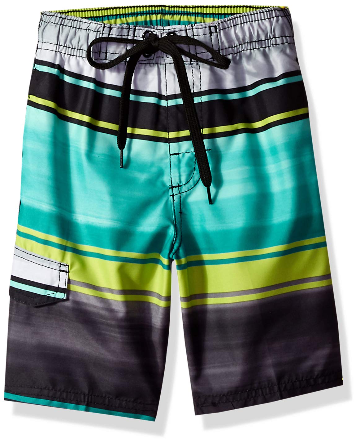 Kanu SurfBoy's Avalon Stripe Quick Dry Beach Board Shorts Swim Trunk
