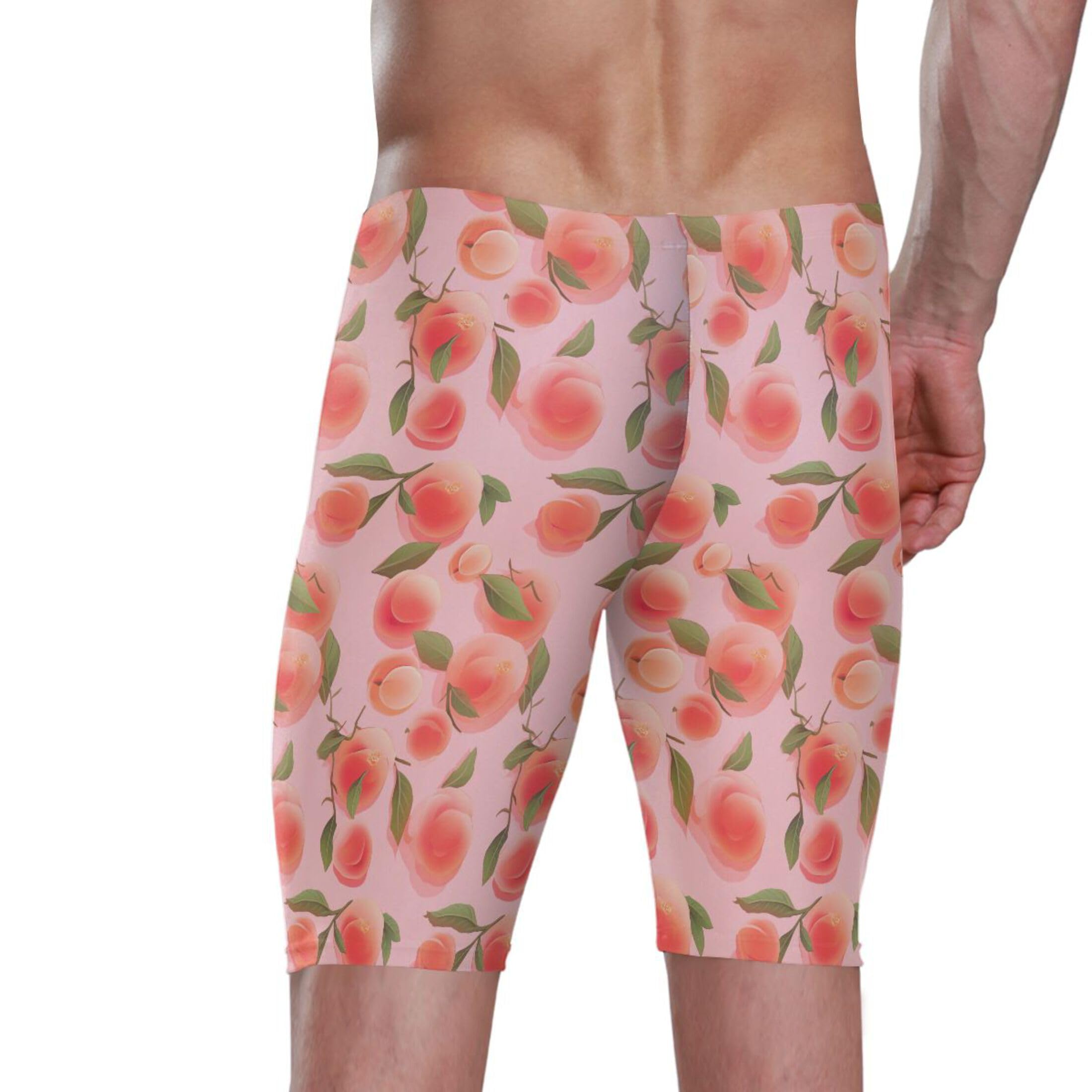 Peach Fruit Men's Swim Jammers Racing & Training Swimsuit Fast, Flexible,Comfortable XXXL B0402685