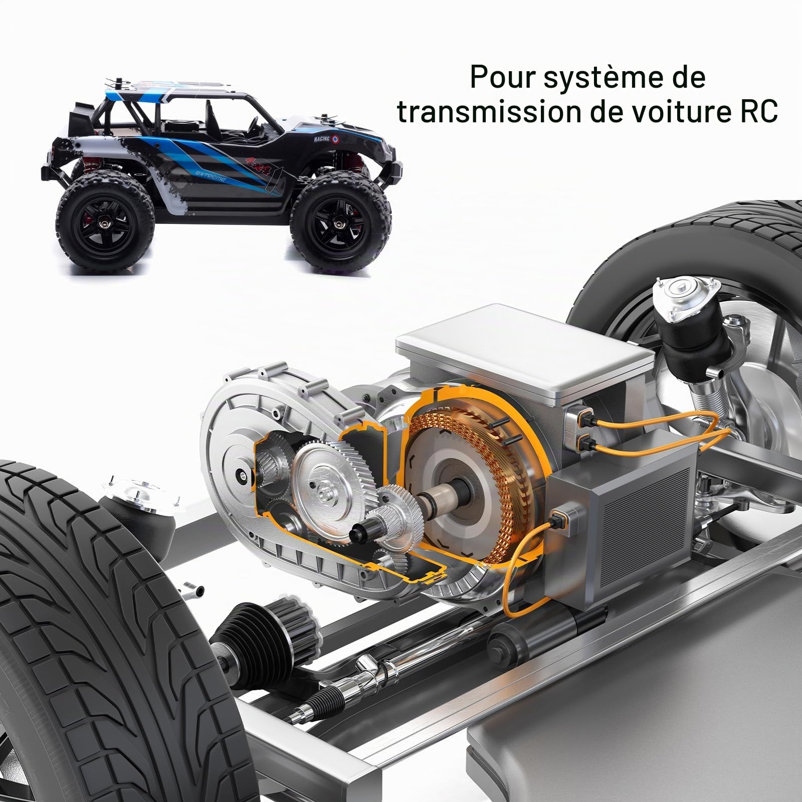 QUARKZMAN Ensemble de Pignons Mod 1.5 pour Engrenage de Moteur de 8 mm, 17T 18T, en Acier Trempé, pour Voiture RC (2 Pièces)