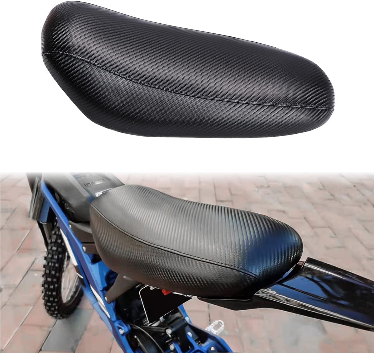 Upgraded Seat for Sur Ron Light Bee X and S, Segway x160 x260, Motorcycle Dirt Bike Seat, Black