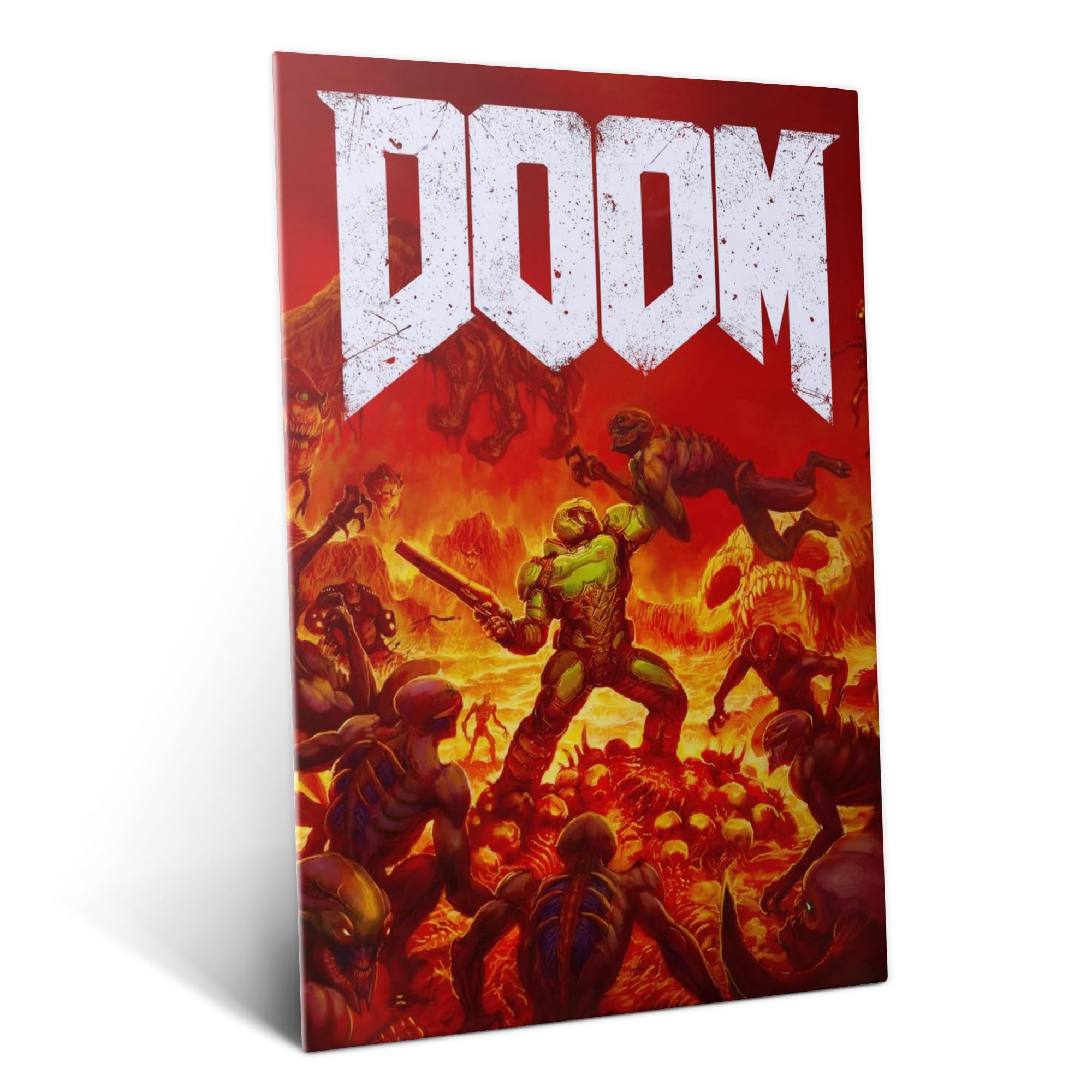Amazon.com: Displate Official DOOM Metal Poster Magnetic Mounting