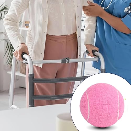 Miniatura 5 de Walker - Pelotas de tenis precortadas para caminantes, 4 piezas, patas de andador, bolas universales precortadas, almohadillas de fieltro