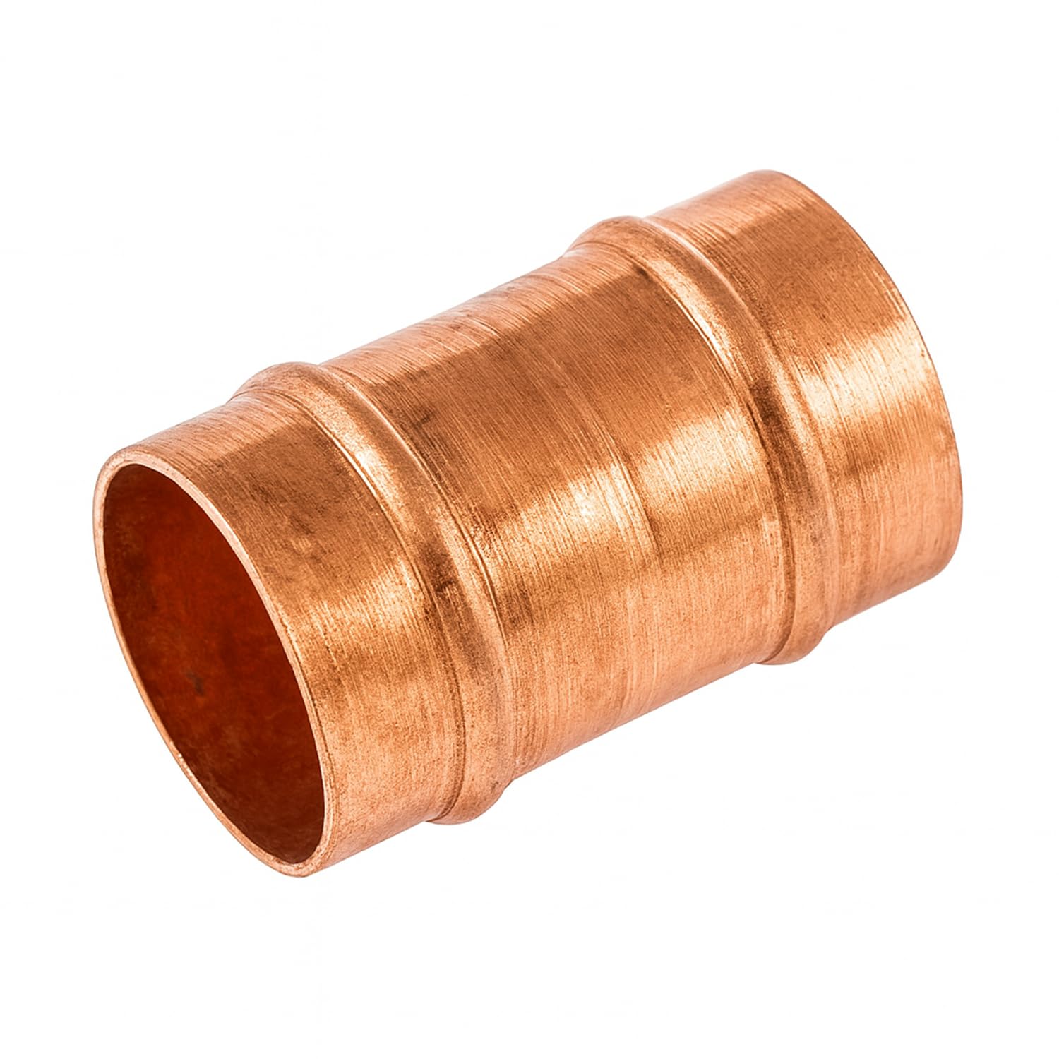 Westco 35mm Copper Slip Coupling – Solder Ring Straight Pipe Connector SR1S