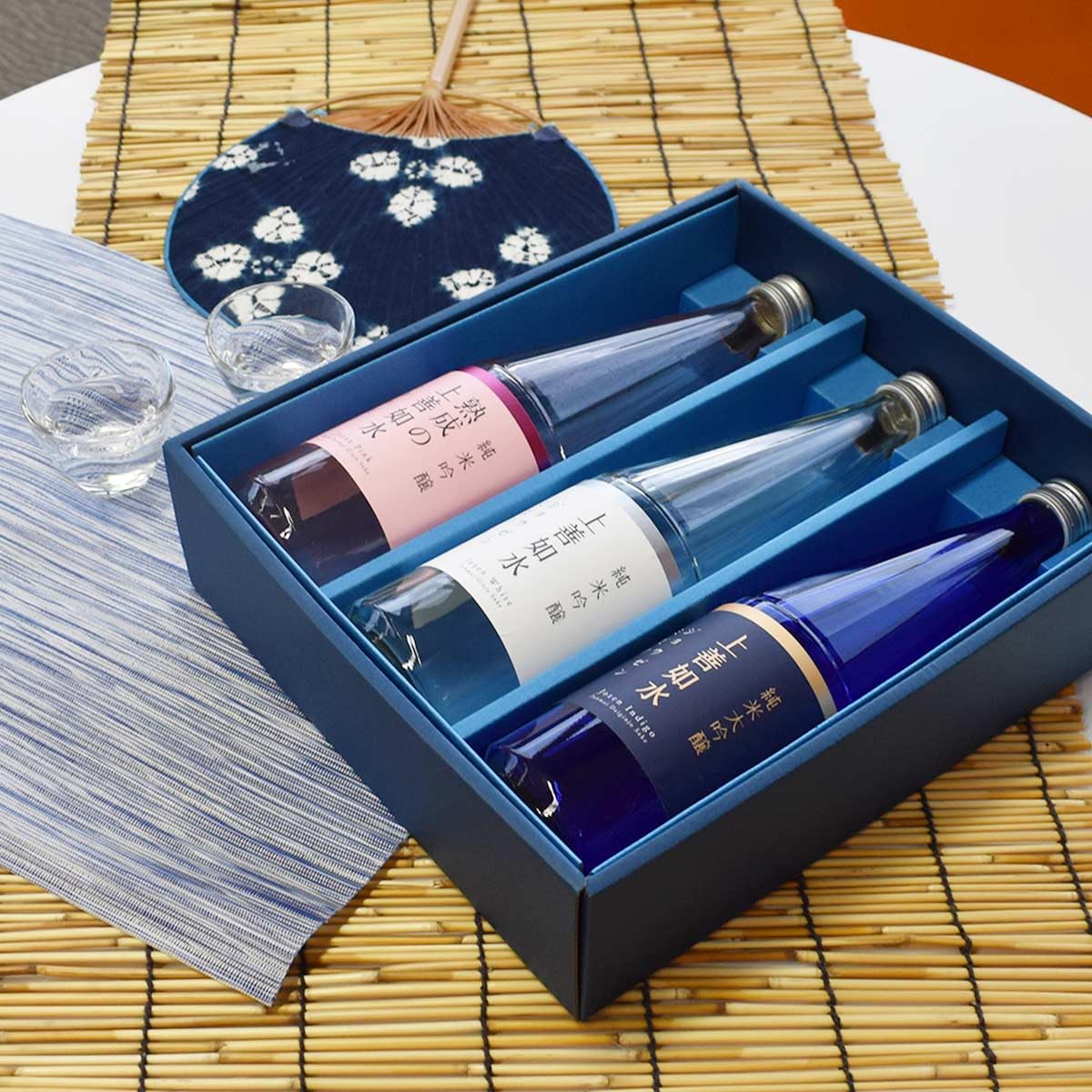 Amazon.co.jp: Hakutaki Brewery Jozen Mizuno Gotoshi Gift Set, 24.4