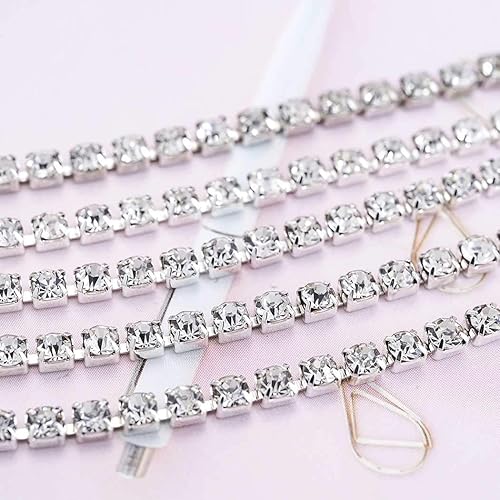 Miniatura 5 de REETAN Joyería para Pierna y Muslo, Cadena de Cuerpo con Strass para Mujeres