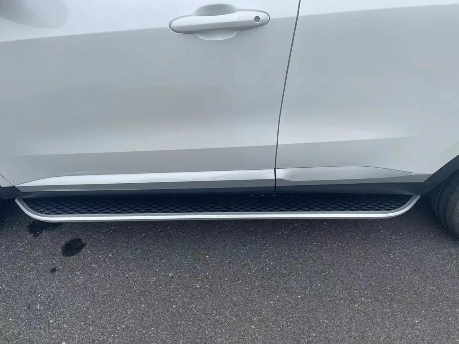 2PCS Running Boards Compatible with Mazda CX-5 CX5 KF 2017-2025 Black with Silver Side Step Bars Board Pedals Aluminum Anti Slip