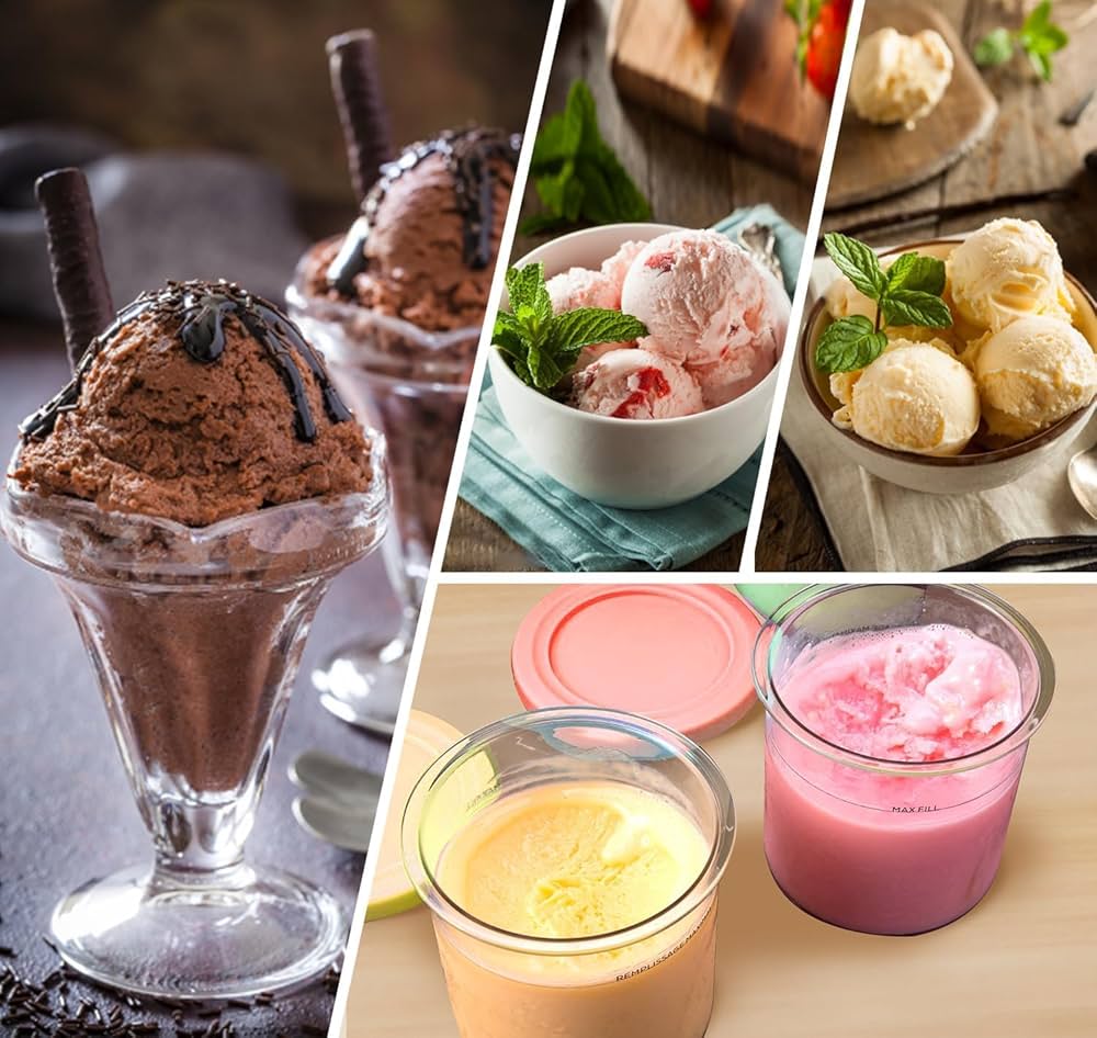 アイスクリームメーカー Amazon｜アイスクリーム容器 4個パック Ninja Creami NC299AMZ NC300