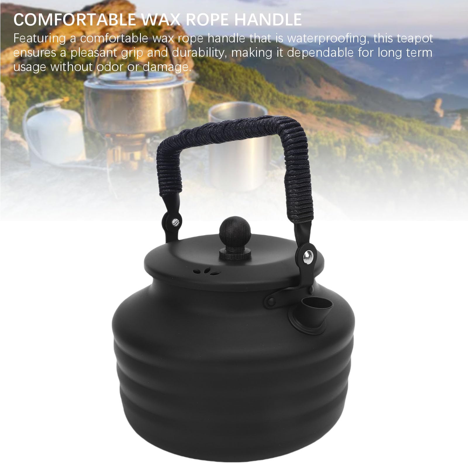 Portable Camping Kettle with Excellent Thermal Conductivity for