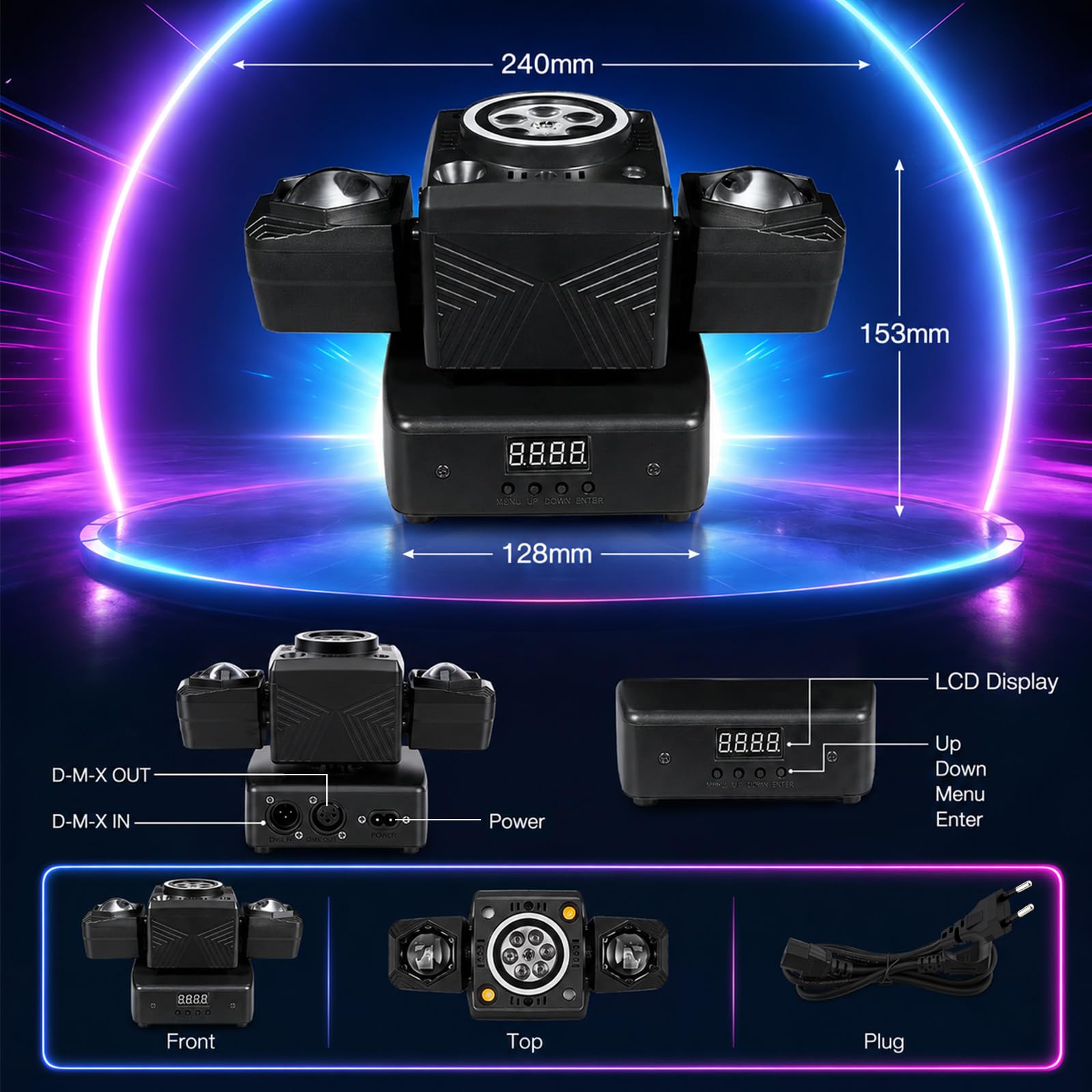 Jeux de Lumiere pour Soiree, 65W Lyre LED Moving Head