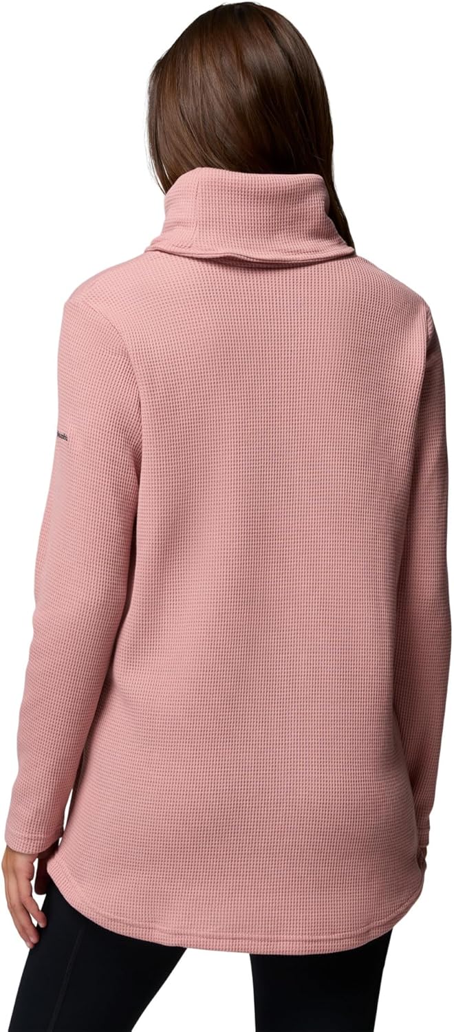 Columbia Womens Holly Hideaway Waffle Cowl Neck Pullover - Image 2