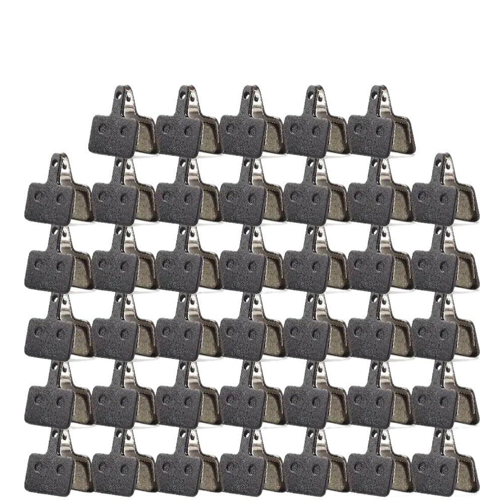 10 15 20 30 30 40 50 pares MTB MTB Bicicleta de bicicleta Totas de freno de disco para M375 M445 M446 Piezas de pastillas de freno metálicas de resina(40 Pairs)