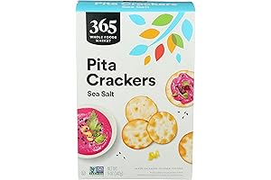 365 by Whole Foods Market Pita Chip Sea Salt Crackers, 5 Ounce...