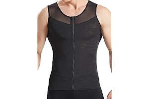 HANERDUN Men's Corset Corset for Men Shapewear Tummy Control Vest