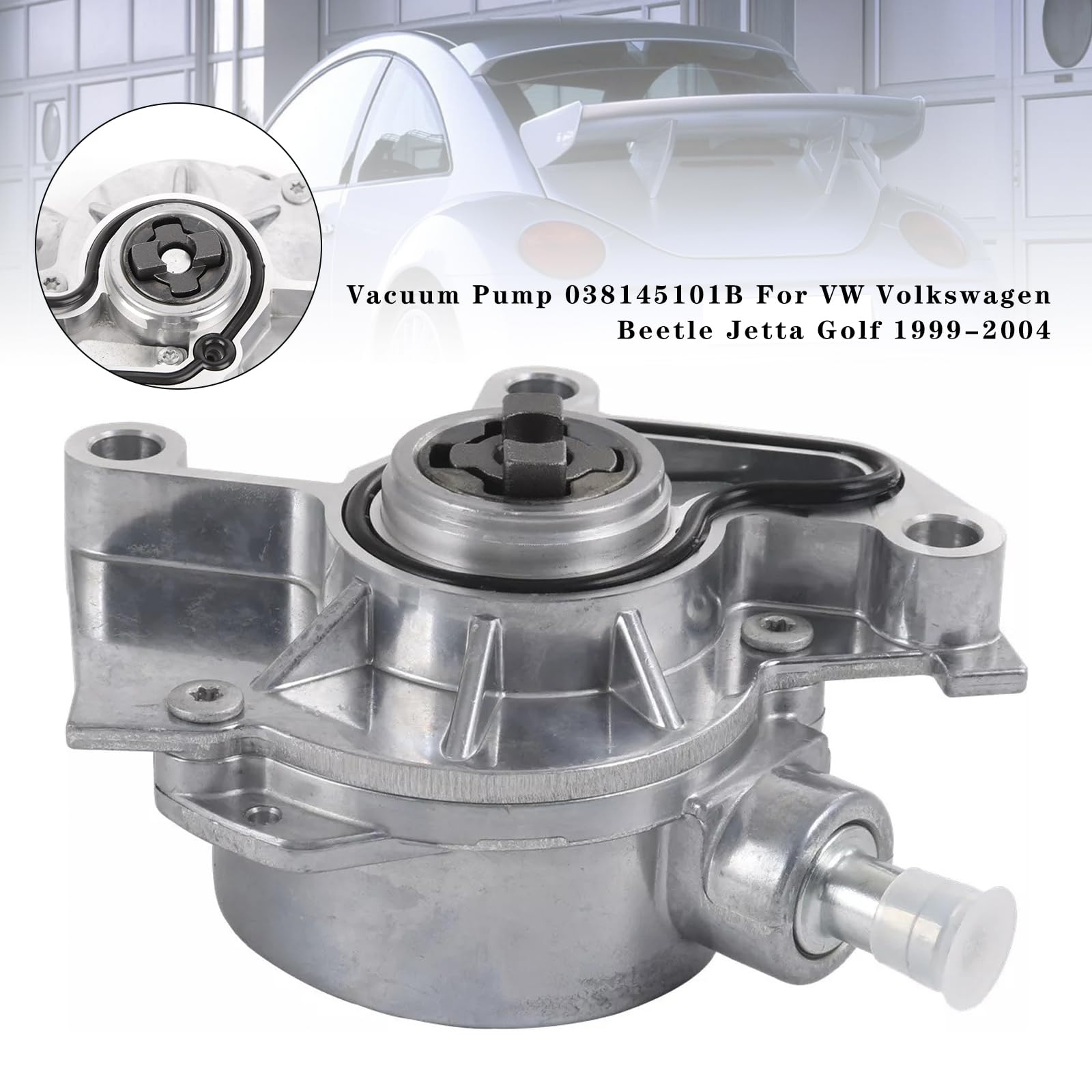 Topteng Vacuum Pump 038145101B Apto para VW Beetle Jetta Golf 1999-2004