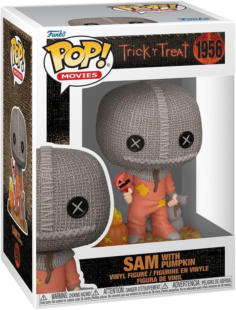 POP Funko Movies: Trick 'r Treat - Sam with Pumpkin Vinyl Figure (Bundled with Compatible Box Protector Case) Multicolor 3.75 Inches image 2