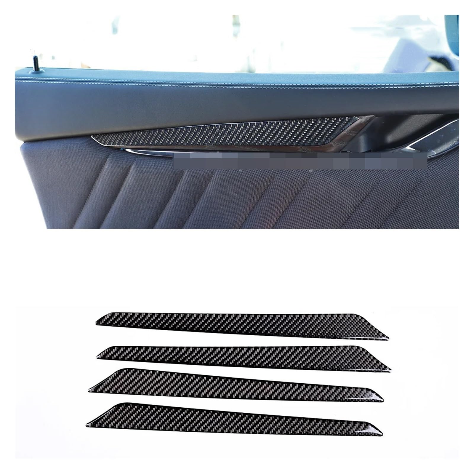 WEZGHYUXP Compatible with Maserati Ghibli 2014-2022 Soft Carbon Fiber