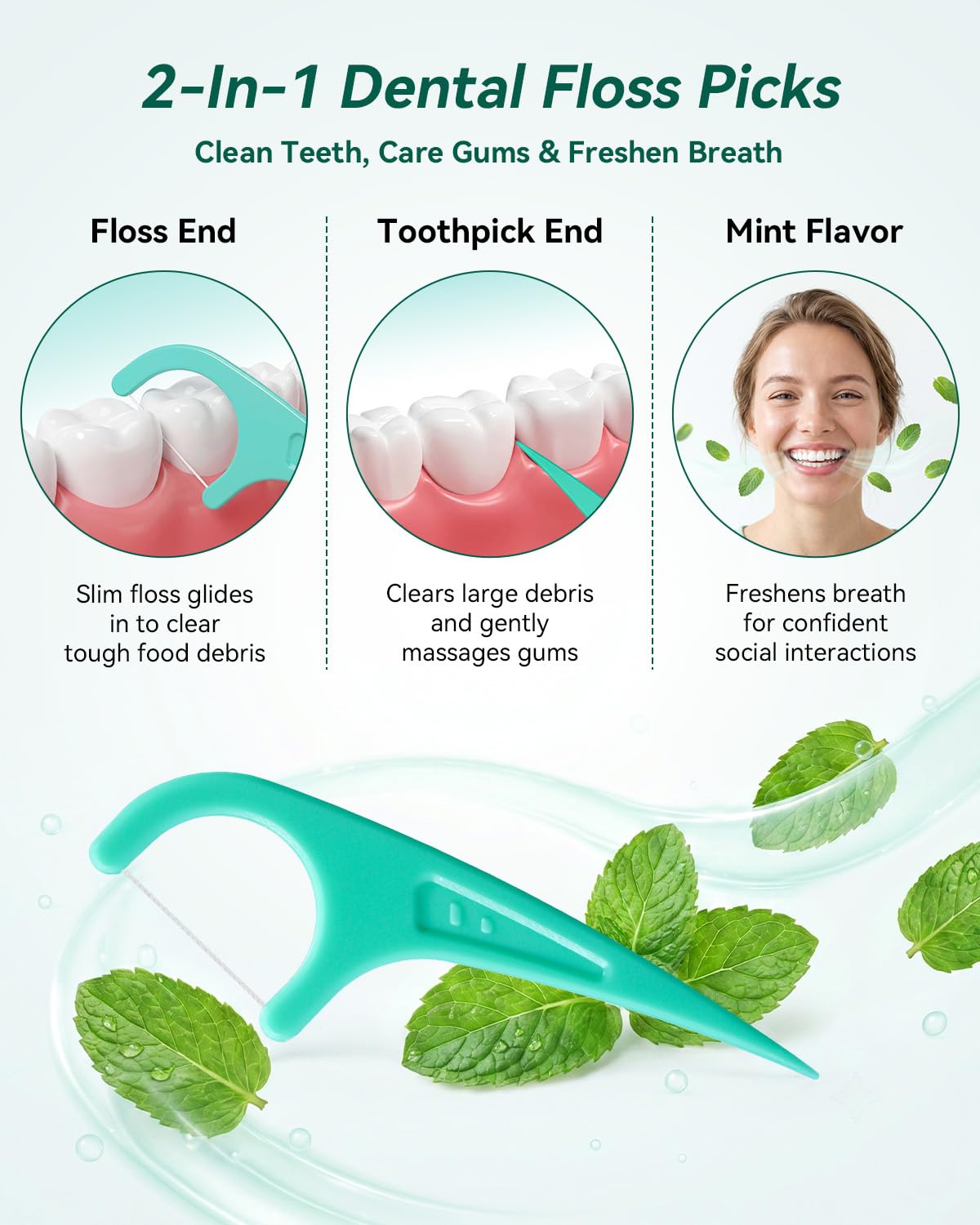 FAMILIFEFAMILIFE - Púas de hilo dental con estuche de viaje, , , Hilo de menta (240 unidades),, ]