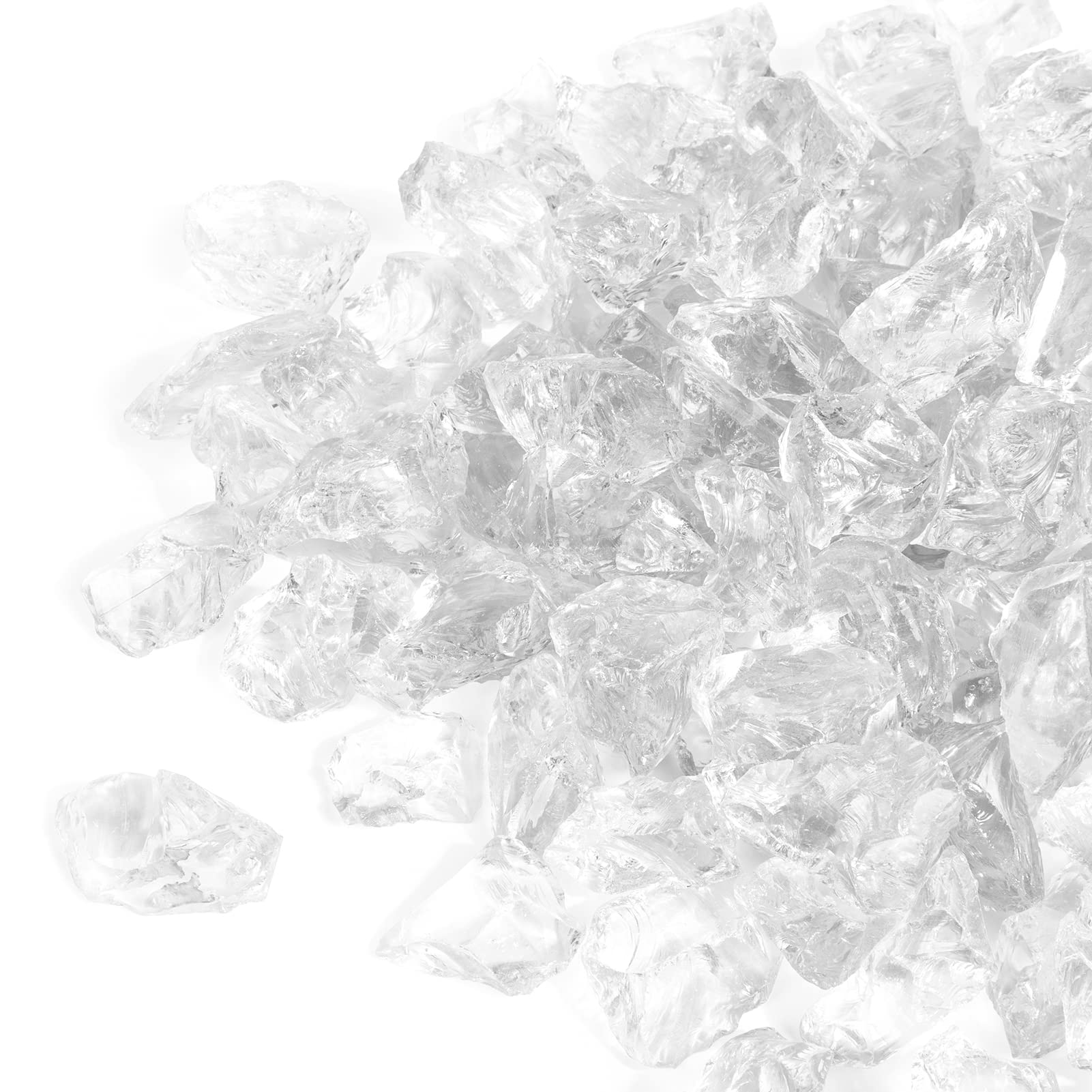 GASPRO 10 lbs Fire Glass for Propane Fire Pit, 1/2-Inch Reflective Fireplace Glass Rocks for Fire Pit Table, Cobalt Blue — Amazon image 25