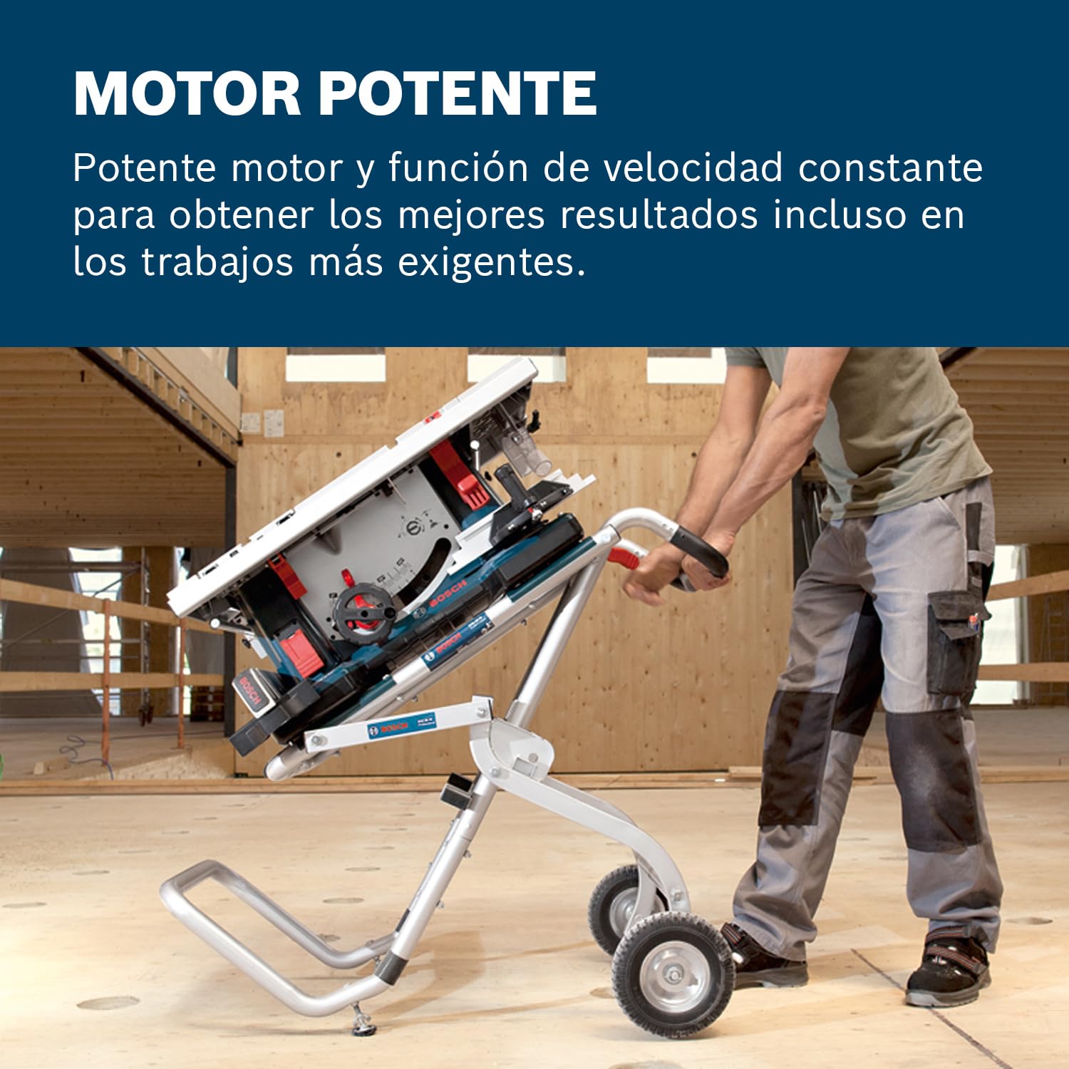 Bosch Professional GTS 10 XC - Sierra circular de mesa (2100 W, Ø disco de sierra 254 mm, freno motor, en caja)