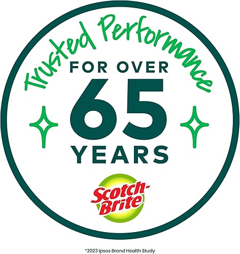 Miniatura 9 de Scotch-Brite Cepillo para ollas y sartenes, duradero y duradero con mango para fregar acero inoxidable, muebles de exterior y fregaderos sin