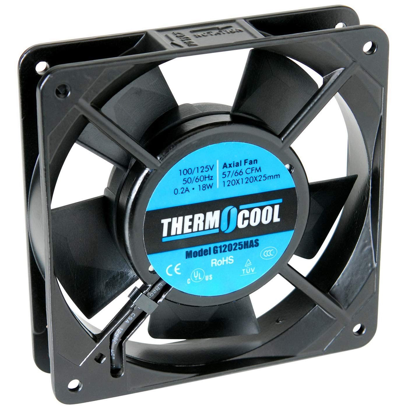 Amazon | Thermocool Axial 冷却ファン 110V 57CFM 4.72インチ X 4.72