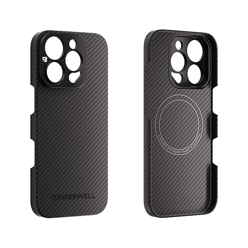 FREEWELL Pro Filmmaker Case for iPhone 16 Pro Max - 17mm Lens & Magnetic Filter Mount Black