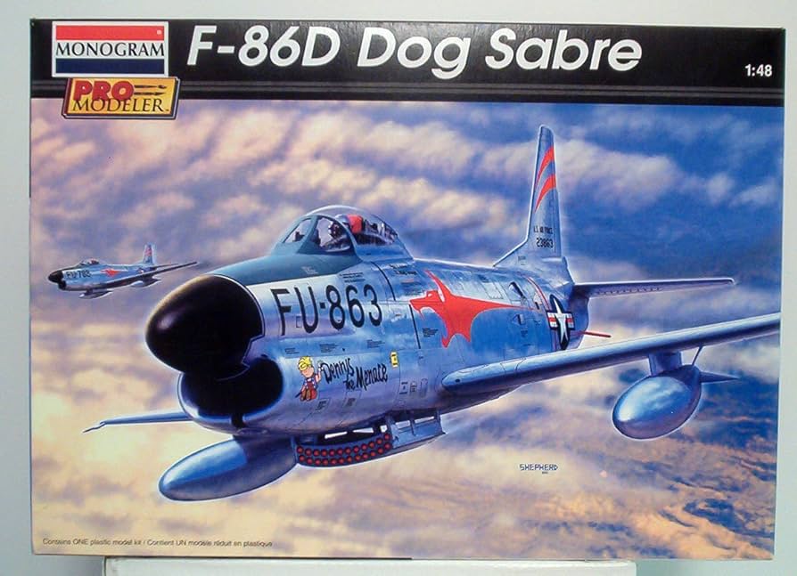 Amazon | モノグラム プロモデラー 1/48 F-86D セイバードッグ