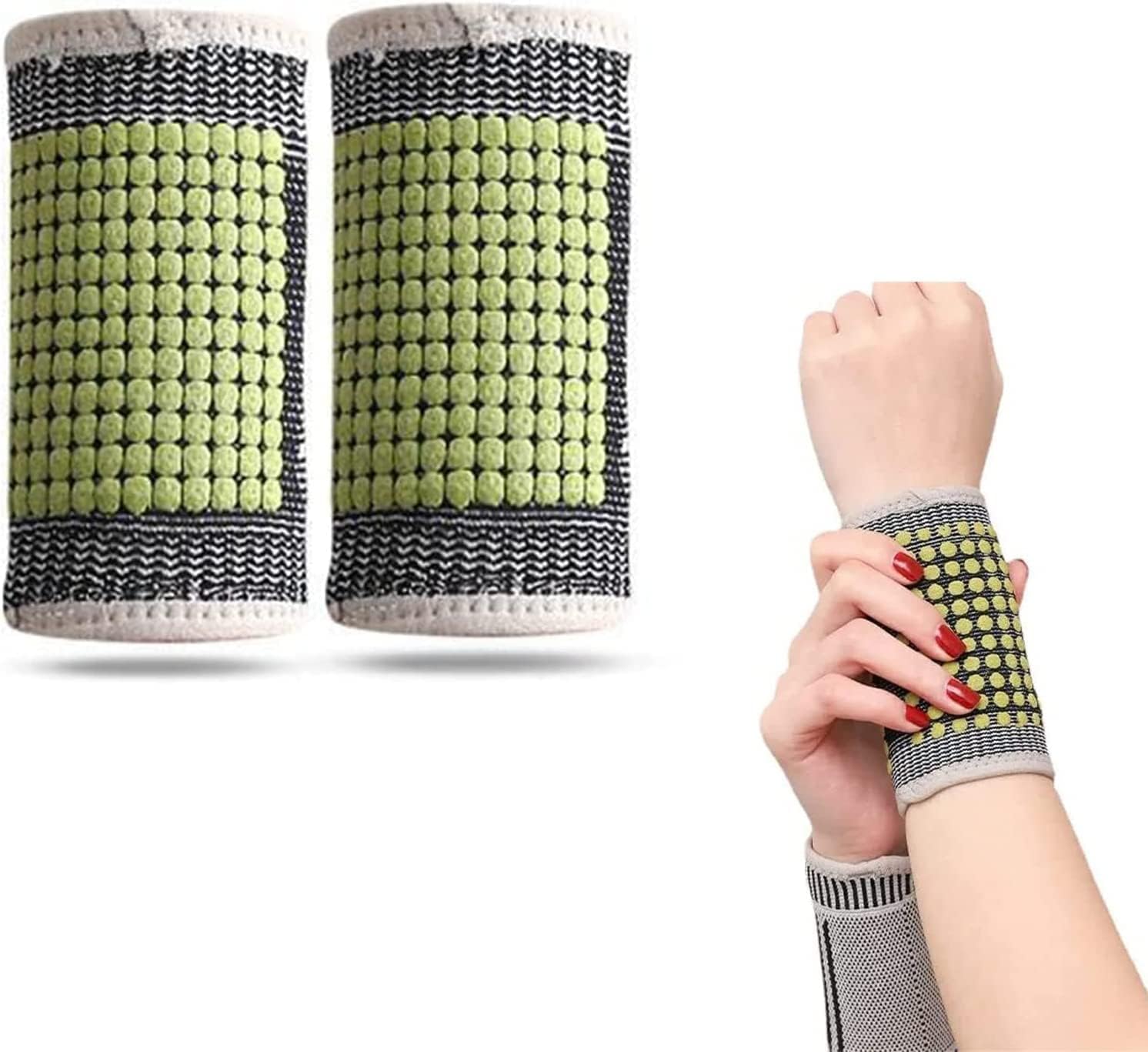 Tourmaline Thermal Circulation SelfHeating Shaping Sweatband, SelfHeating Warm