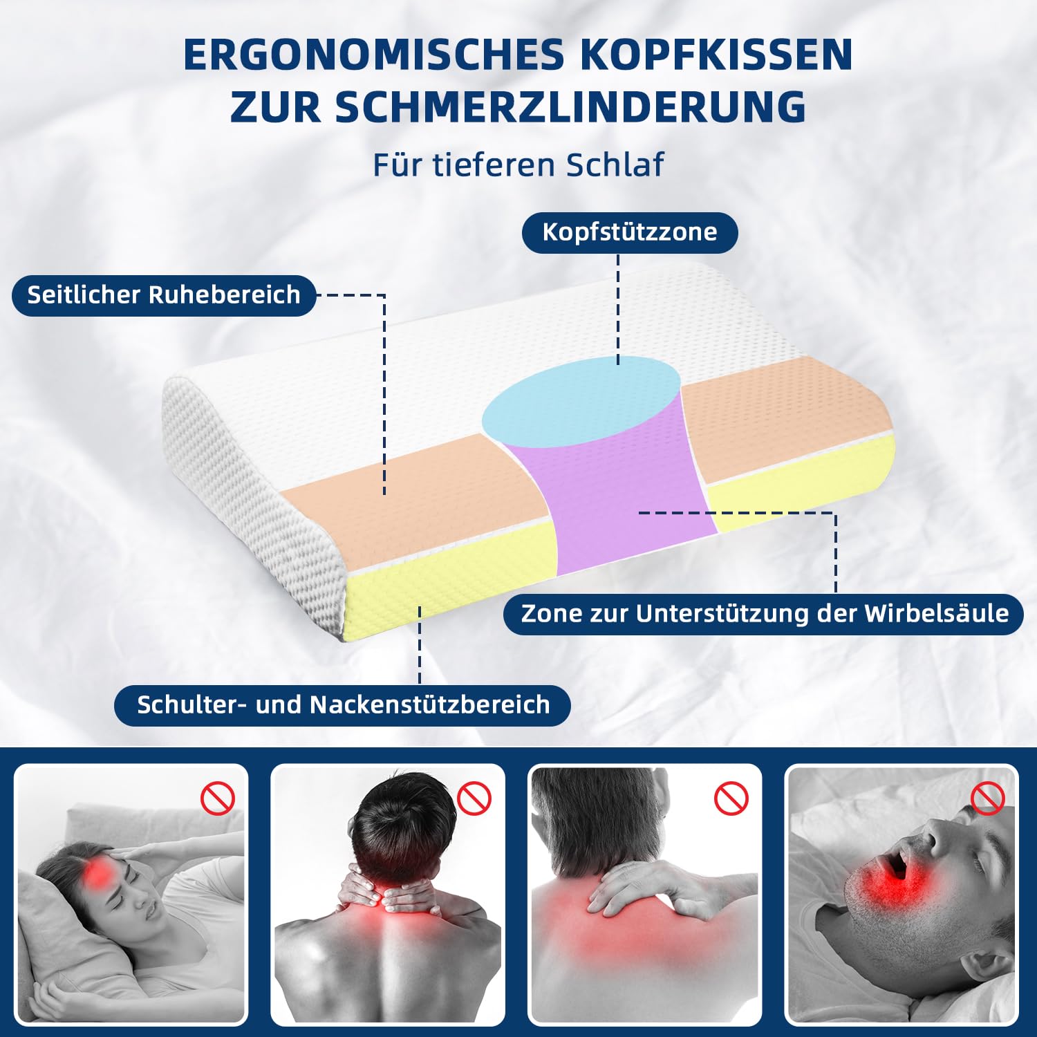 Verschillende soorten traagschuim kussens - Best Life