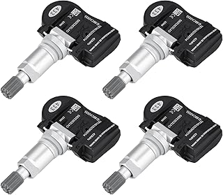 56053031AD TPMS Sensor Tire Pressure Monitoring System Sensor 433 MHz for Chrysler 300/200/Sebring/Town & Country, for Dodge Avenger/Caliber/Grand Caravan/Journey/Charger/Magnum(4 PCS)