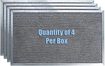 10501F Filter, 1/2 x 10 1/8 x 16 5/8 Package of 4