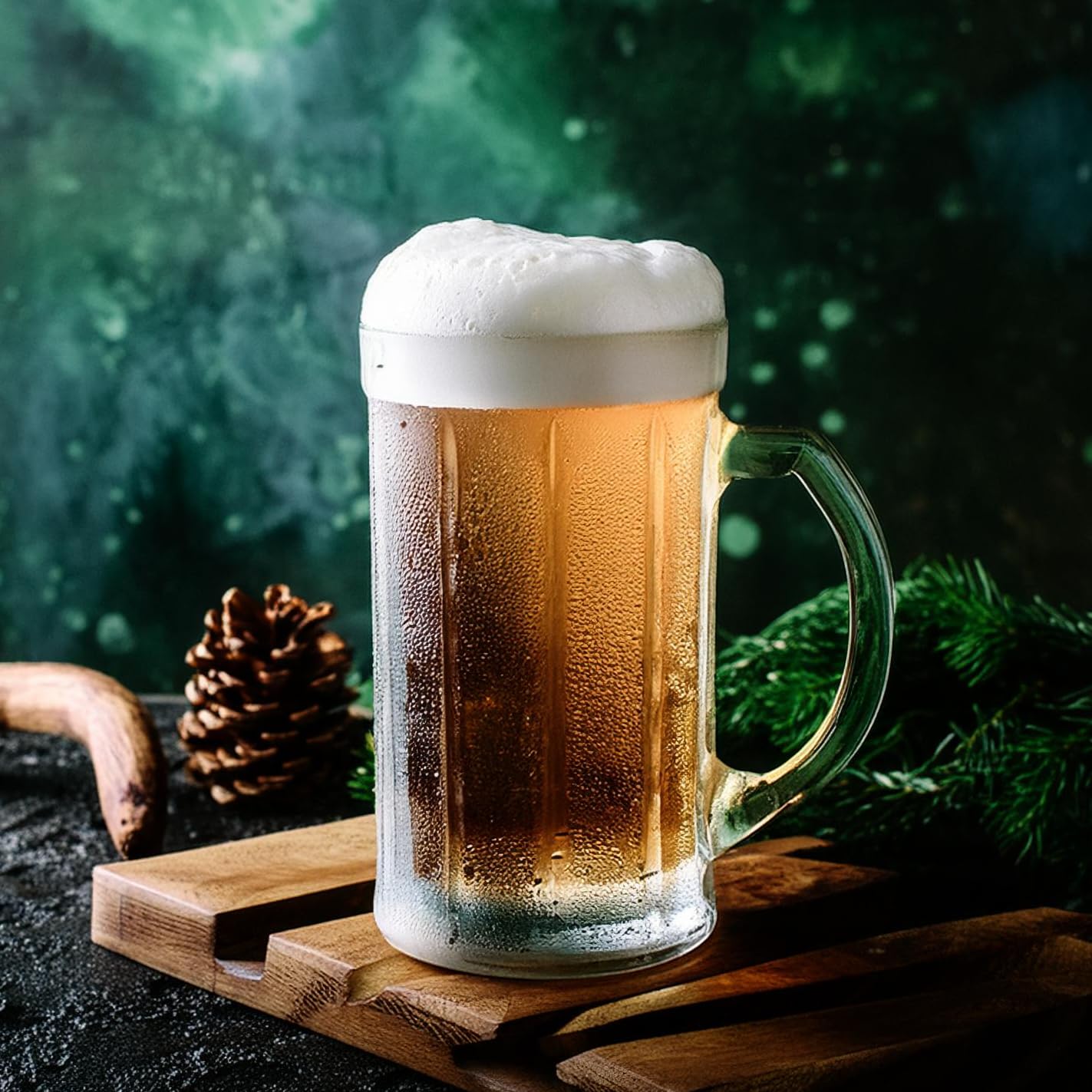 Glasmark Krosno Gläser-Set Für Bier 0,3 Liter Biergläser Bierseidel Bierkrug Gläser Für Craft Beer Bierglas Trinkglas Glas Spülmaschinenfest 6 x 300ML