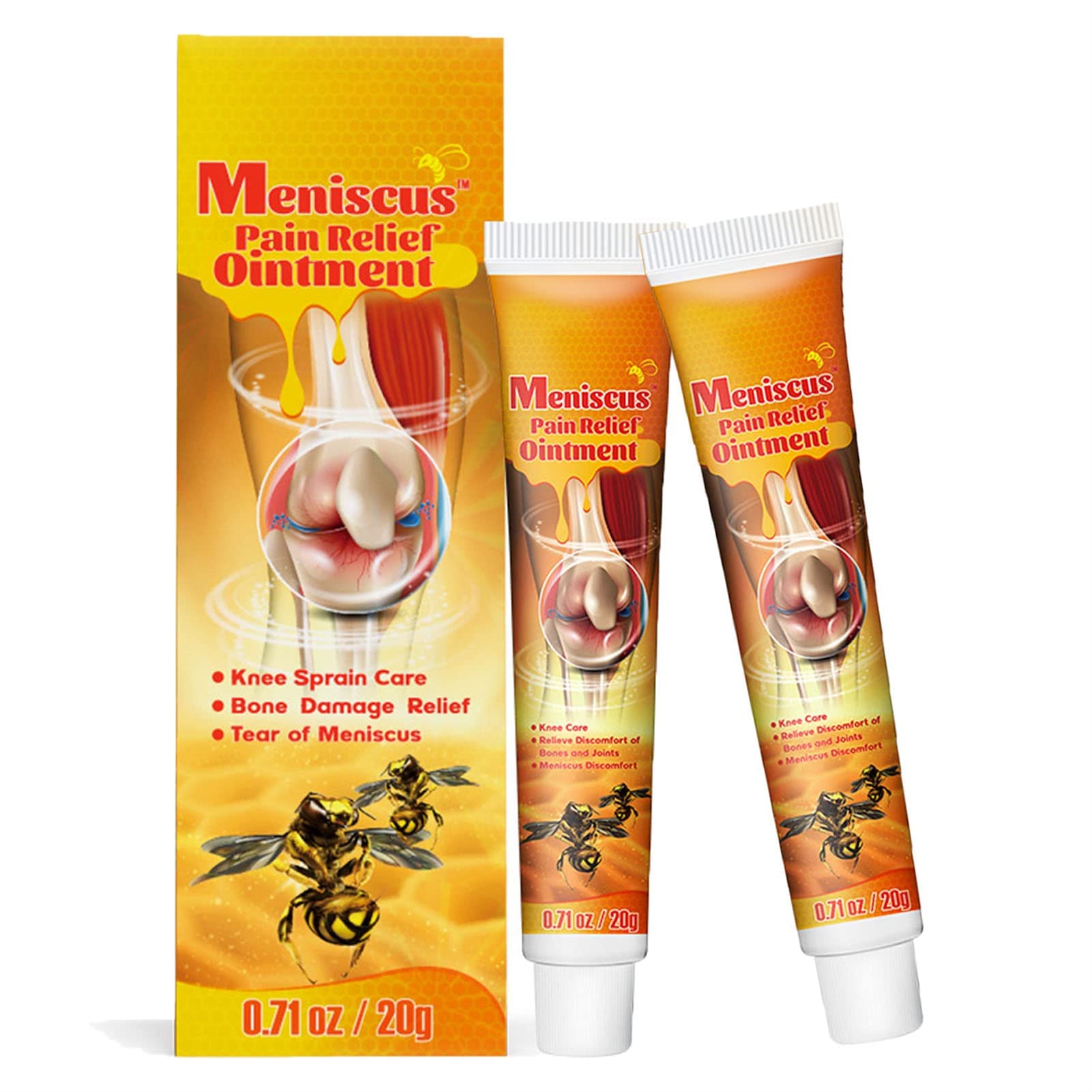 2 Pcs Beevenom New Zealand Bee Venom Professional Treatment Gel, 20g