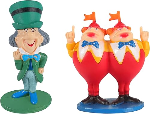 Miniatura 4 de Figuras de juguete de aventuras en el país de las maravillas  6 figuras de acción de anime, colección de juguetes para decoración de pastel de