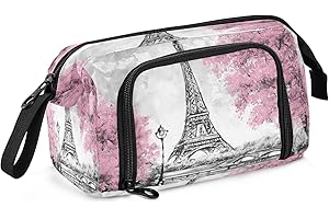 Paris Pencil Case: Eiffel Tower Inspiration for Art, School, Travel, and Storage