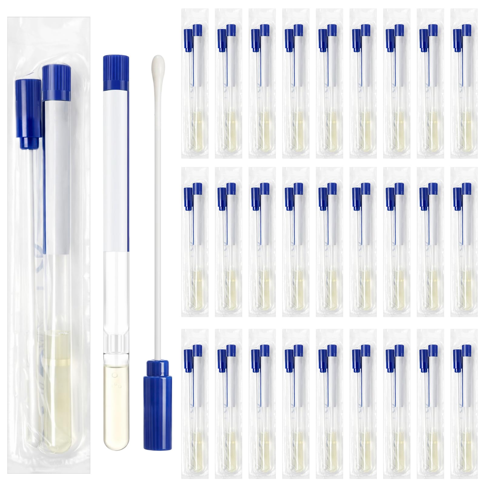 TrelaCo 25 Pcs Transport Swab with Preservation Gel, Plastic Shaft with Rayon Tip for Sample Collection and Recovery — Amazon image 7