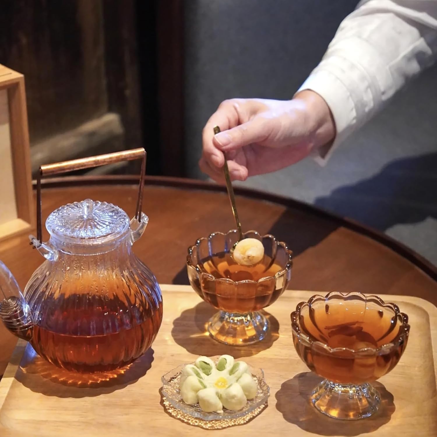 Vintage Glass Dessert Bowls, Ice Cream cups, 5oz Dessert cups, for Sundae, Fruit, Ice Cream, Pudding, small snacks,Condiment (6) - Image 5